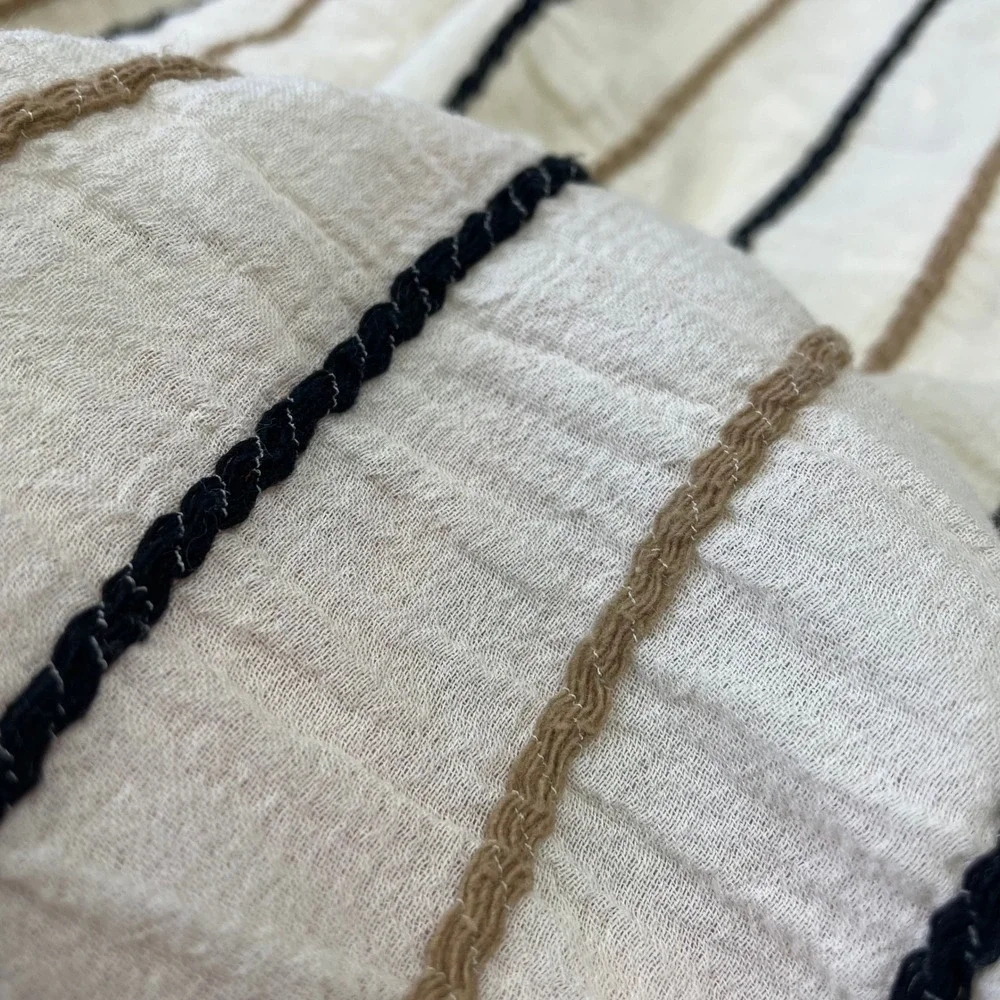 Three Graces London Striped Cotton Midi Dress 10 Beach Resortwear EuroSummer - Picture 8 of 16